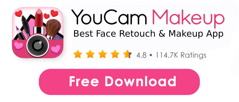 Download the best makeup app YouCam Makeup