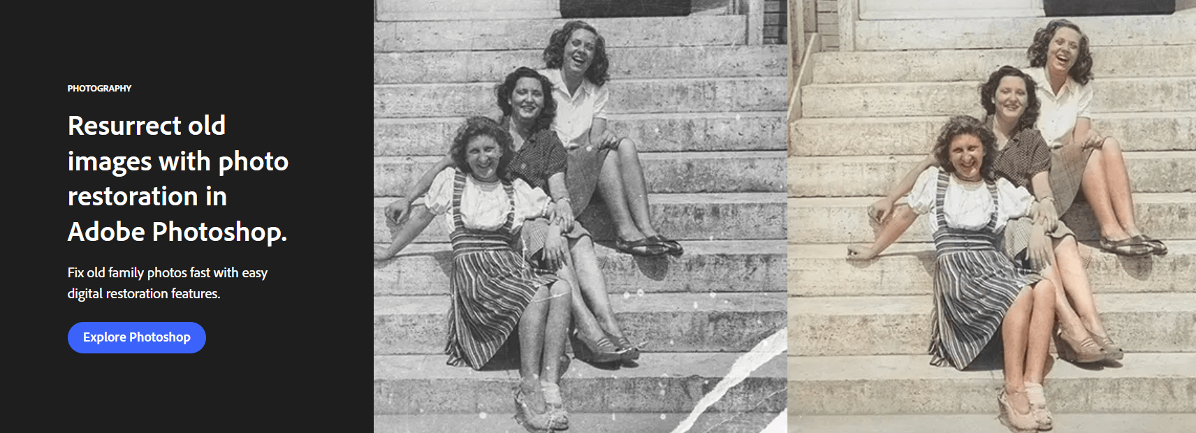 Alternative photo restoration